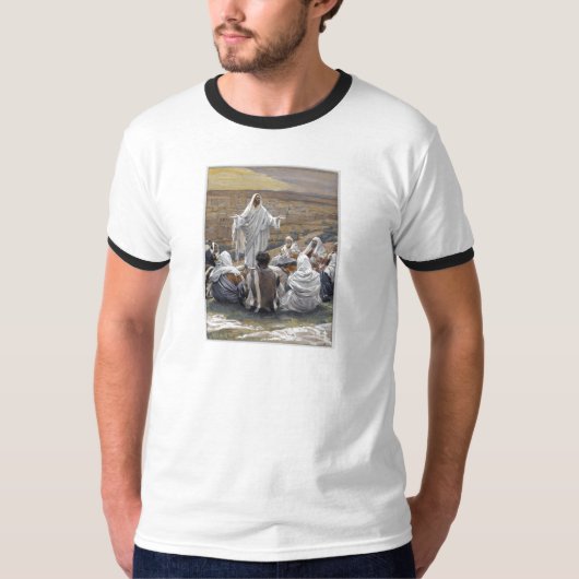 イエス様 聖書 信仰 希望 愛のインスピレーション Tシャツ (正面)