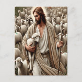 イエス歩くが群れの中に ポストカード (正面)