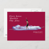 イエス歩くのセリフ ポストカード (正面/裏面)