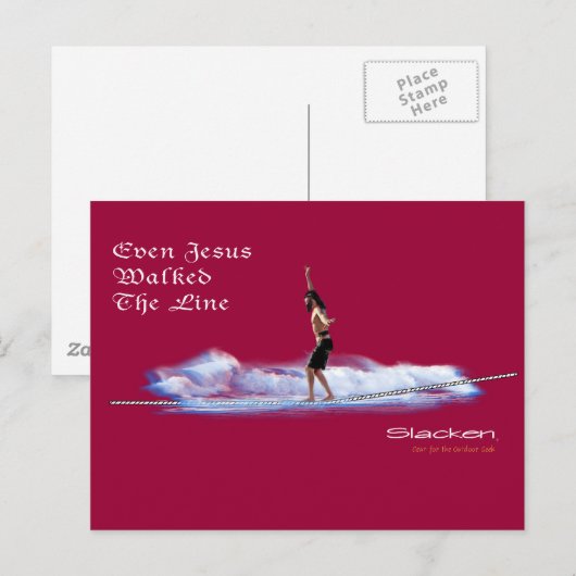 イエス歩くのセリフ ポストカード (正面/裏面)