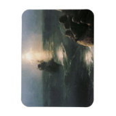 イエス歩くオンウォーター、イヴァン・アイヴァゾフスキー絵画ズ マグネット (縦)