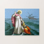 イエス歩くオンウォーター ジグソーパズル (横)