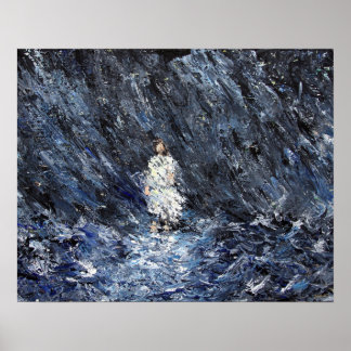 イエス歩くオンウォーター ポスター