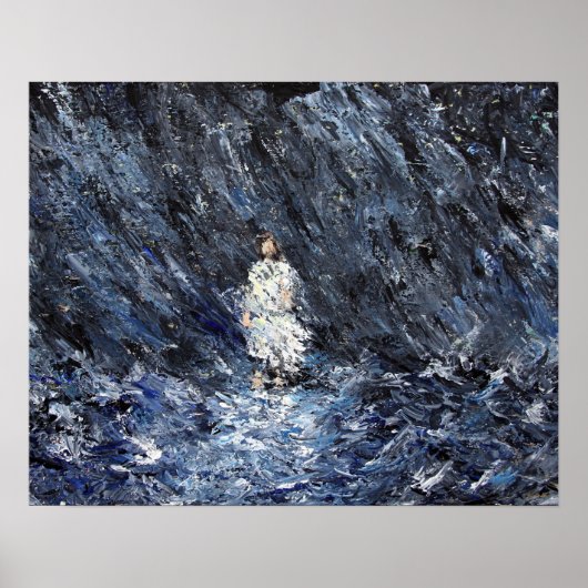 イエス歩くオンウォーター ポスター (正面)