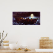 イエス歩くオンザウォーター、アメディーヴァリン ポスター (キッチン)