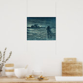 イエス歩くオンザシー | Bible ポスター (キッチン)