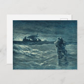 イエス歩くオンザシー | Bible ポストカード (正面/裏面)