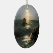 イエス歩くオンストーミーシーズ セラミックオーナメント (右)