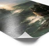 イエス歩くオンストーミーシーズ フォトプリント            (角)