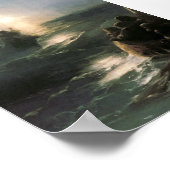 イエス歩くオンストーミーシーズ ポスター (角)