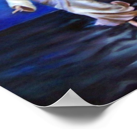 イエス歩く水の上で…..... ポスター (角)