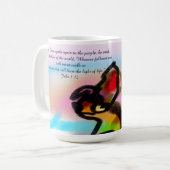 イエス歩く コーヒーマグカップ (正面左)