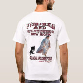 イエス歩く Tシャツ (裏面)