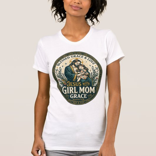 イエス母性マイクロアイデンティティTシャツ信仰ベース Tシャツ (正面)