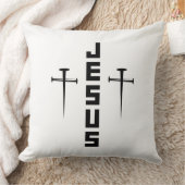 イエス爪、 ネイル信者のためにキリスト教をクロス クッション (ブランケット)