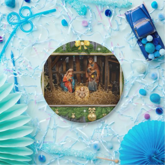 イエス生まれの人 ペーパープレート (パーティー)