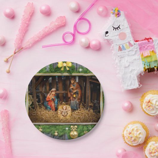 イエス生まれの人 ペーパープレート (パーティー)