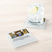 イエス生まれは ガラスコースター (アングル)