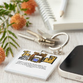 イエス生まれは キーホルダー (正面右)