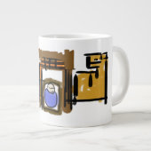 イエス生まれは ジャンボコーヒーマグカップ (正面右)