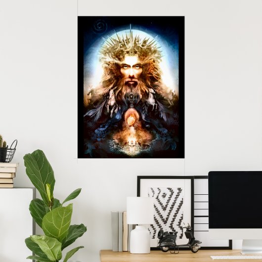 イエス異教の新しいプリント ポスター (ホームオフィス)