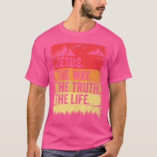 イエス真実生活キリスト教の崇拝の方法 Tシャツ (正面)