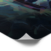 イエス祈のアートポスター ポスター (角)