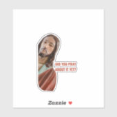 イエス祈のクリスマスにおもしろいついて シール (シート)