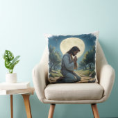 イエス祈の装飾用クッション-スピリチュアル・クリスチャン クッション (椅子)