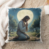 イエス祈の装飾用クッション-スピリチュアル・クリスチャン クッション (ブランケット)