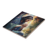 イエス祈の陶磁器タイル タイル (側面)