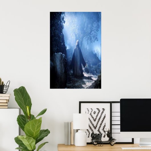 イエス祈は山の上にいる父親に仕えている ポスター (ホームオフィス)