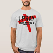 イエス祈はTシャツを何でもできるからだ Tシャツ (正面)