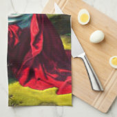 イエス祈キリストがゲツセマネの園にいる キッチンタオル (四つ折り)