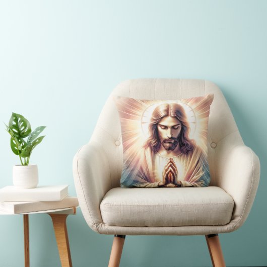 イエス祈様 クッション (椅子)