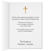 イエス神聖なるあわれみカトリック葬祭祈りの言葉 (内側 (右))