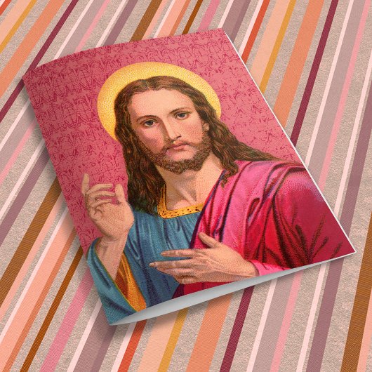 イエス私たちの救い主の折り畳みカード カード