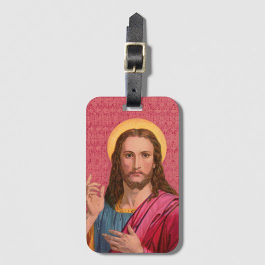 イエス私たちの救い主の荷物タグ ラゲッジタグ (正面縦)