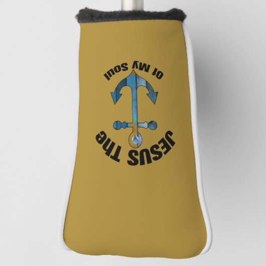 イエス私の魂のいかり ゴルフヘッドカバー (回転90)