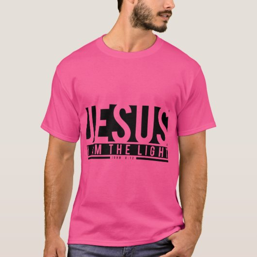 イエス私は光のヨハネ812 Tシャツ (正面)