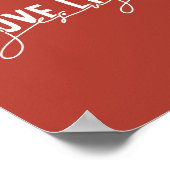 イエス素朴クリスチャンのような愛 ポスター (角)