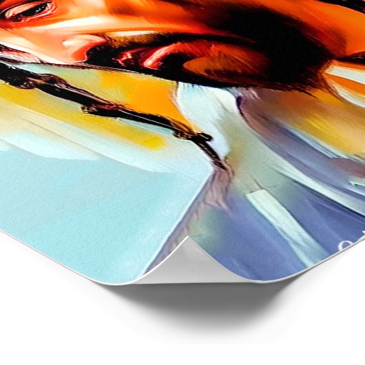 イエス絵画キリスト・クリスチャン・アートの作品 ポスター (角)