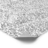 イエス絵画様は新約聖書の文字から作られた ポスター (角)