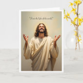 イエス考え様の持病の宗教 カード (黄色い花)