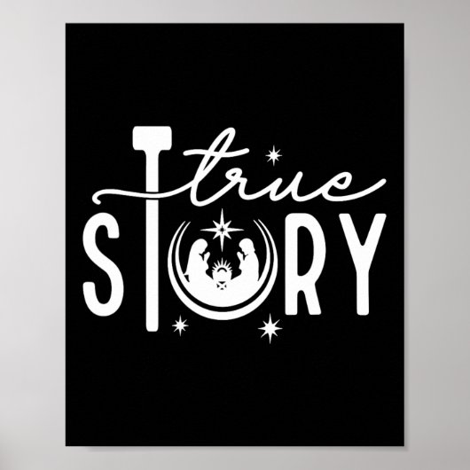 イエス誕生の真実の物語 クリスマス ナティビティ シーン ポスター (正面)