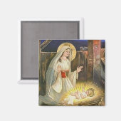 イエス誕生ヴィンテージ磁石 マグネット (正面/裏面)