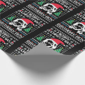 イエス誕生日醜いクリスマスセーター ラッピングペーパー (角)