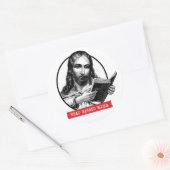 イエス読は禁書 ラウンドシール (封筒)