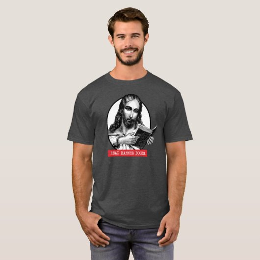 イエス読は禁書 Tシャツ (正面フル)
