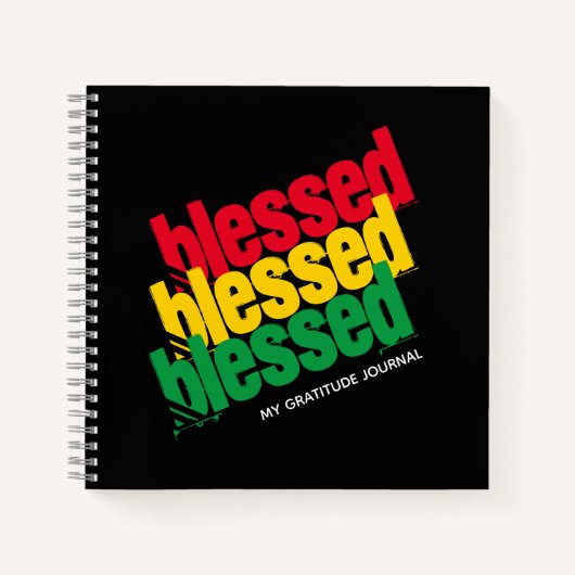 イエス賛美の名前のキリスト教感謝の日記 ノートブック (正面)